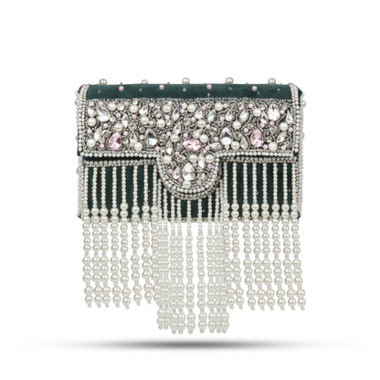 Traditional Potli Style Handbag with Beadwork