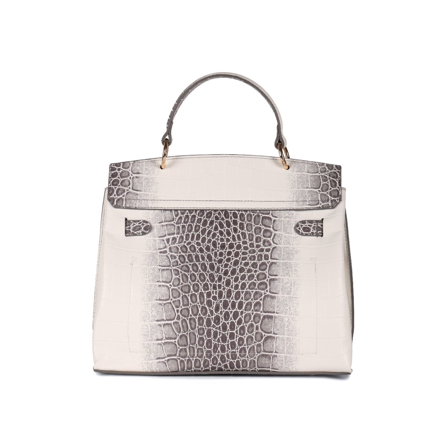 Magnolia Grey PU Leather Animal Effect One Size Women Satchel