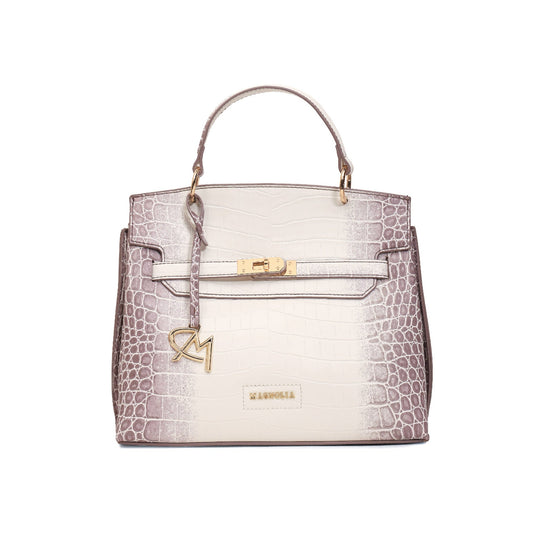 Magnolia Purple Animal Effect One Size PU Leather Satchel