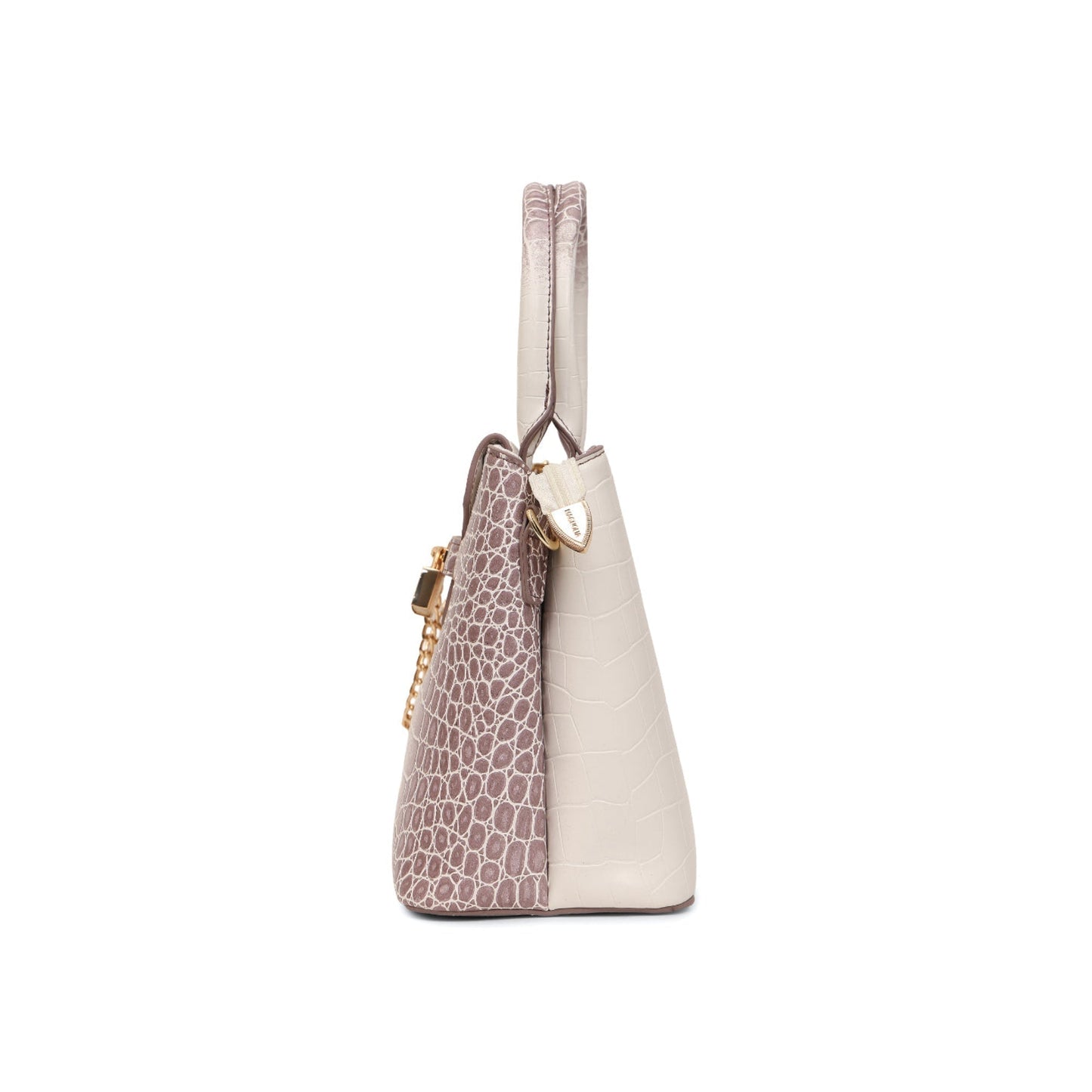 Magnolia Purple PU Leather Animal Effect One Size Women Satchel