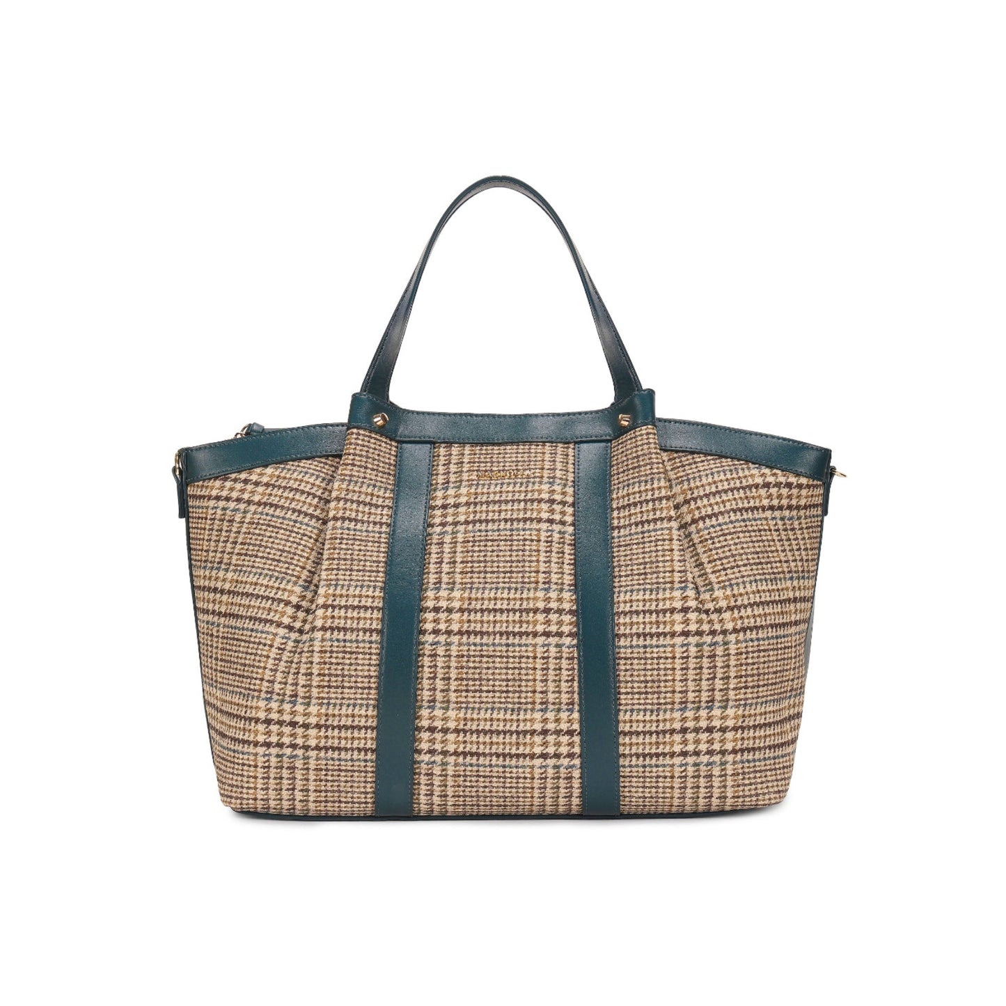 Magnolia Blue PU Leather Textured One Size Unisex Tote