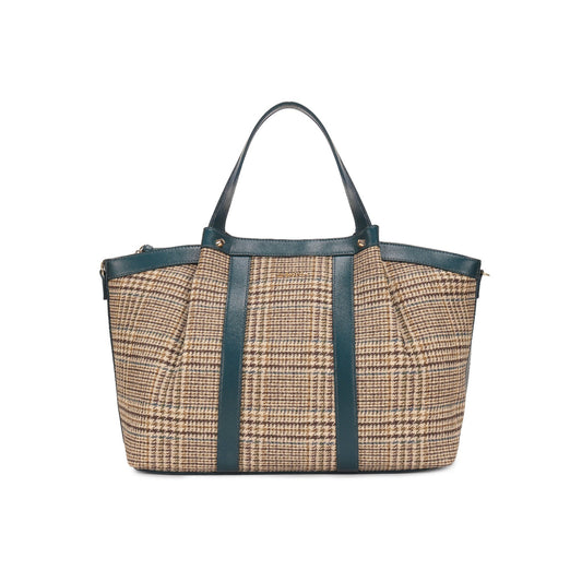 Magnolia Blue PU Leather Textured One Size Unisex Tote