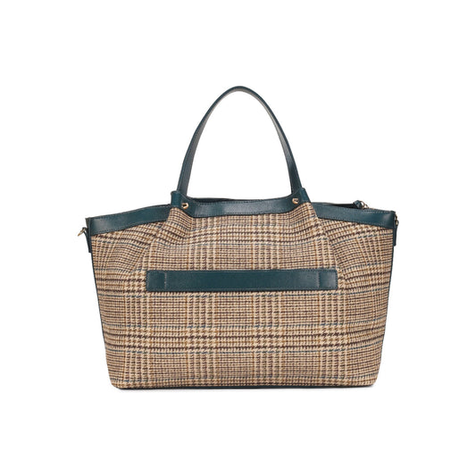 Magnolia Blue PU Leather Textured One Size Unisex Tote