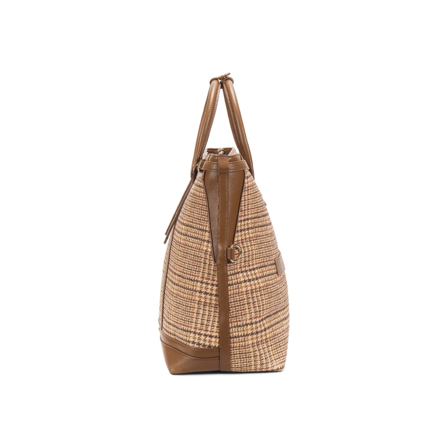 Magnolia Brown PU Leather Textured One Size Unisex Tote