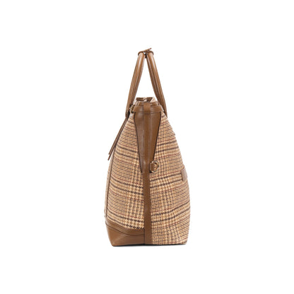 Magnolia Brown PU Leather Textured One Size Unisex Tote
