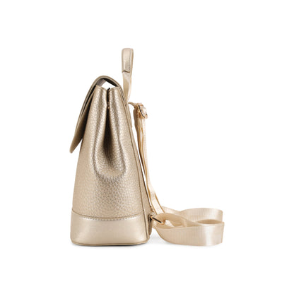 Magnolia Gold PU Leather Solid One Size Women Backpack