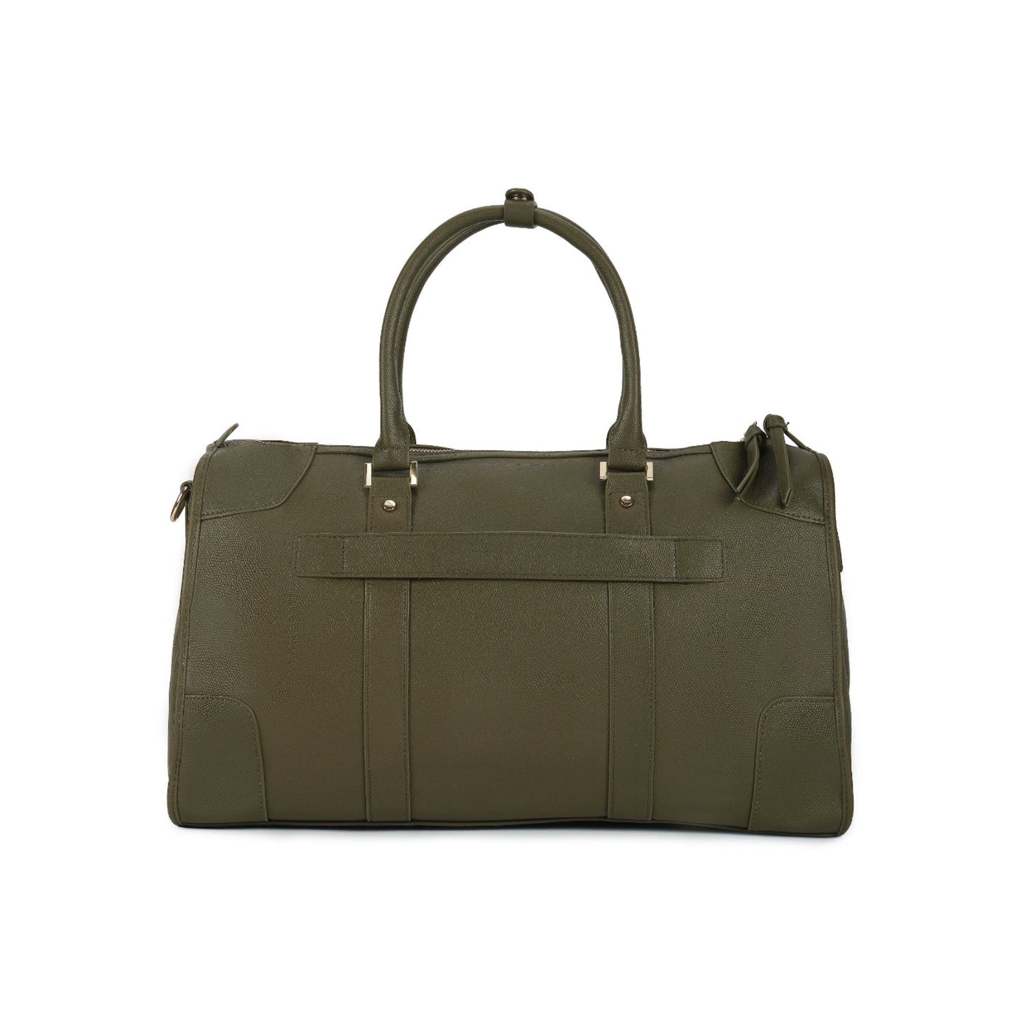 Magnolia Green PU Leather Solid One Size Unisex Duffle Bag