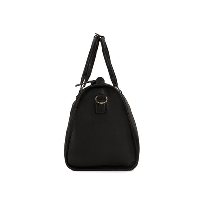 Magnolia Black PU Leather Solid One Size Unisex Duffle Bag