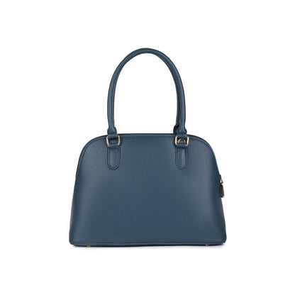 Magnolia Blue  PU Leather Solid One Size Women Shoulder Bag