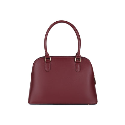 Magnolia Red  PU Leather Solid One Size Women Shoulder Bag