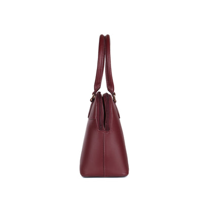 Magnolia Red  PU Leather Solid One Size Women Shoulder Bag