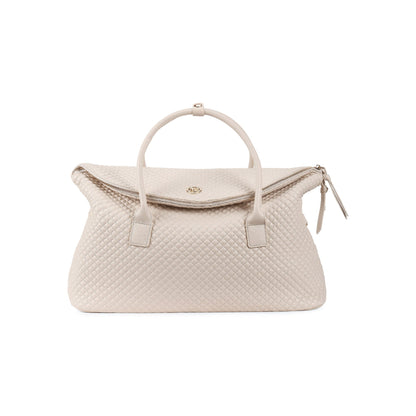 Magnolia Beige Quilted One Size PU Leather Shoulder Bag