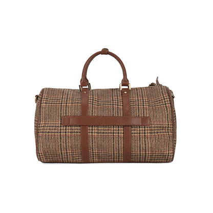 Magnolia Coffee PU Leather Textured One Size Unisex Duffle Bag