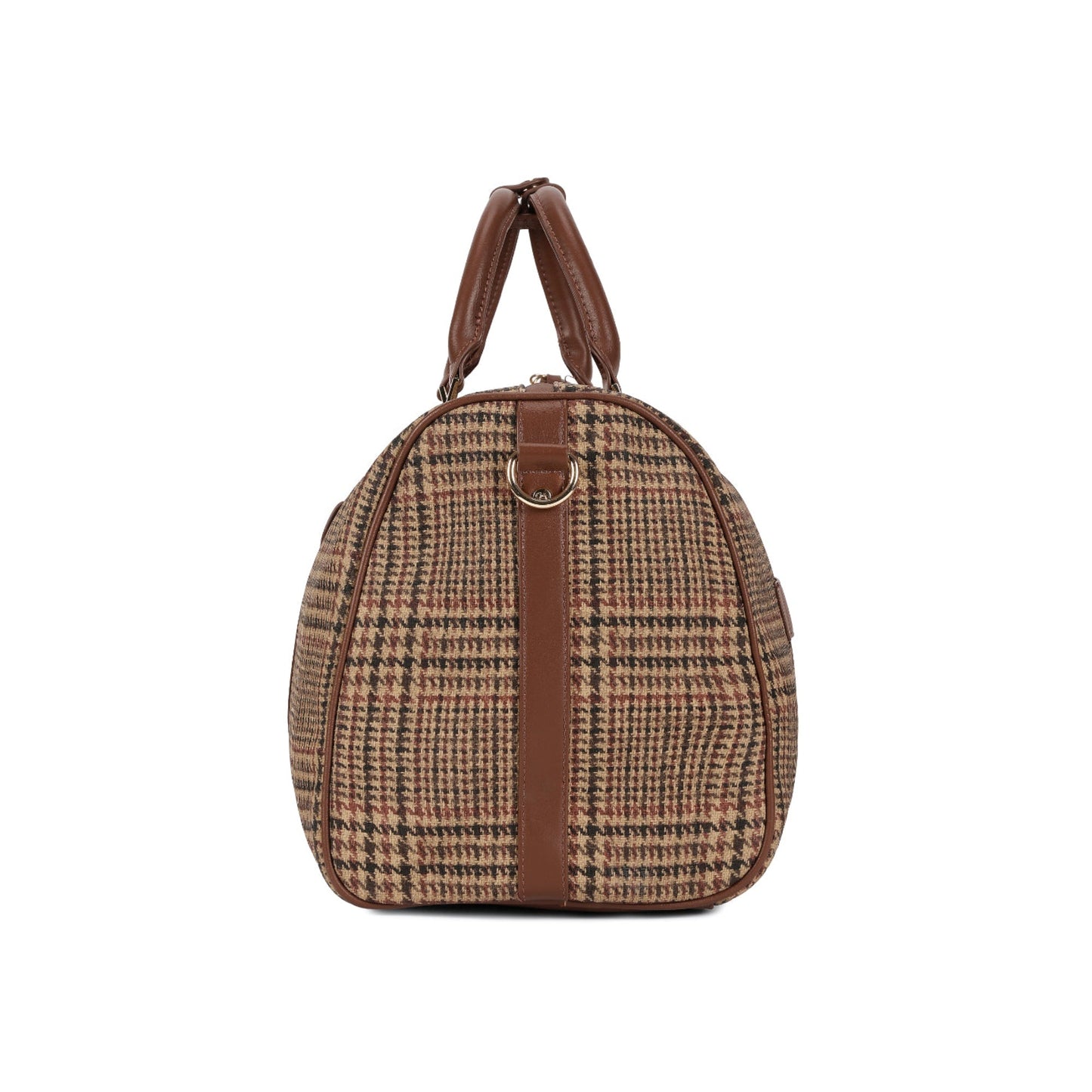 Magnolia Coffee PU Leather Textured One Size Unisex Duffle Bag