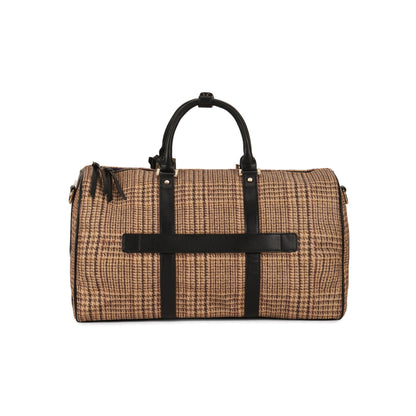 Magnolia Black PU Leather Textured One Size Unisex Duffle Bag