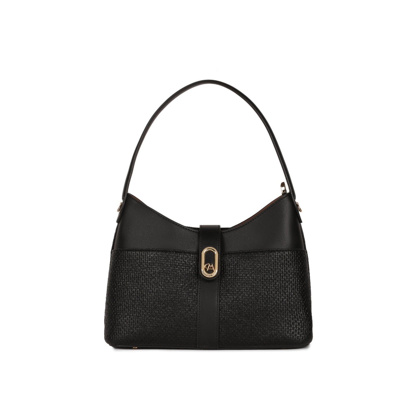 Magnolia Black PU Leather Solid One Size Women Shoulder Bag