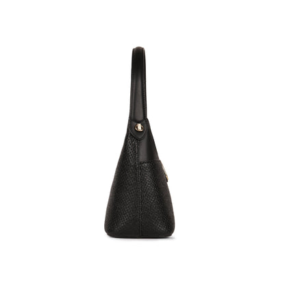 Magnolia Black PU Leather Solid One Size Women Shoulder Bag