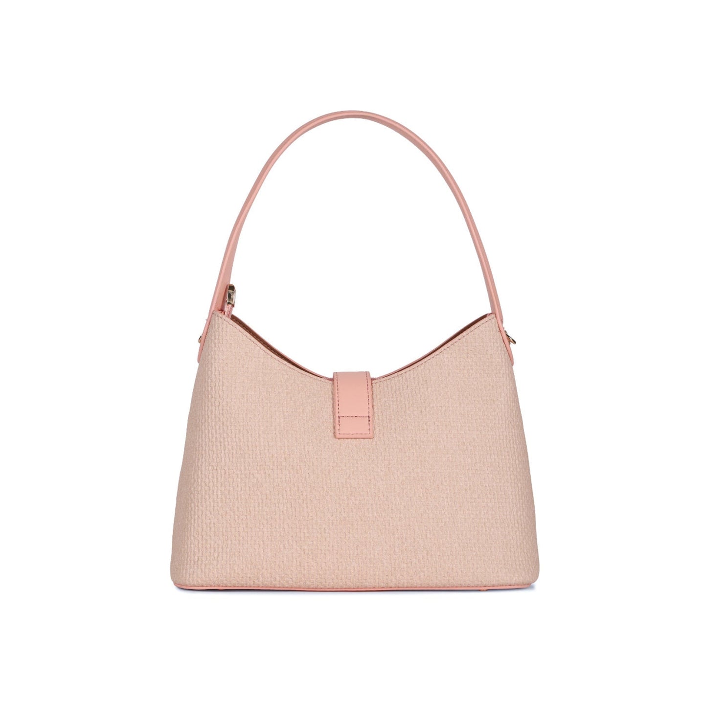 Magnolia Pink PU Leather Solid One Size Women Shoulder Bag