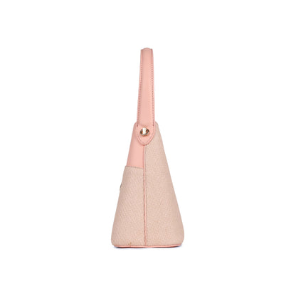 Magnolia Pink PU Leather Solid One Size Women Shoulder Bag