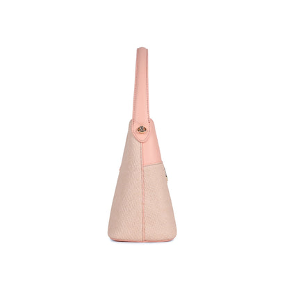 Magnolia Pink PU Leather Solid One Size Women Shoulder Bag