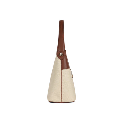 Magnolia Beige PU Leather Solid One Size Women Shoulder Bag