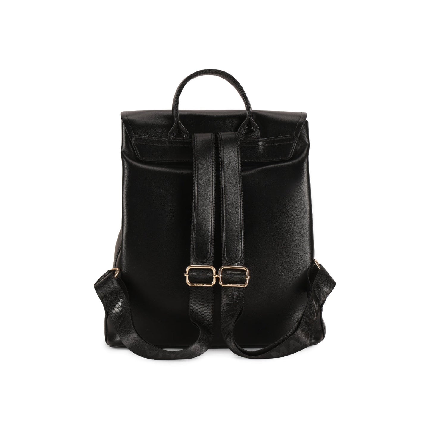 Magnolia Black PU Leather Solid One Size Women Backpack