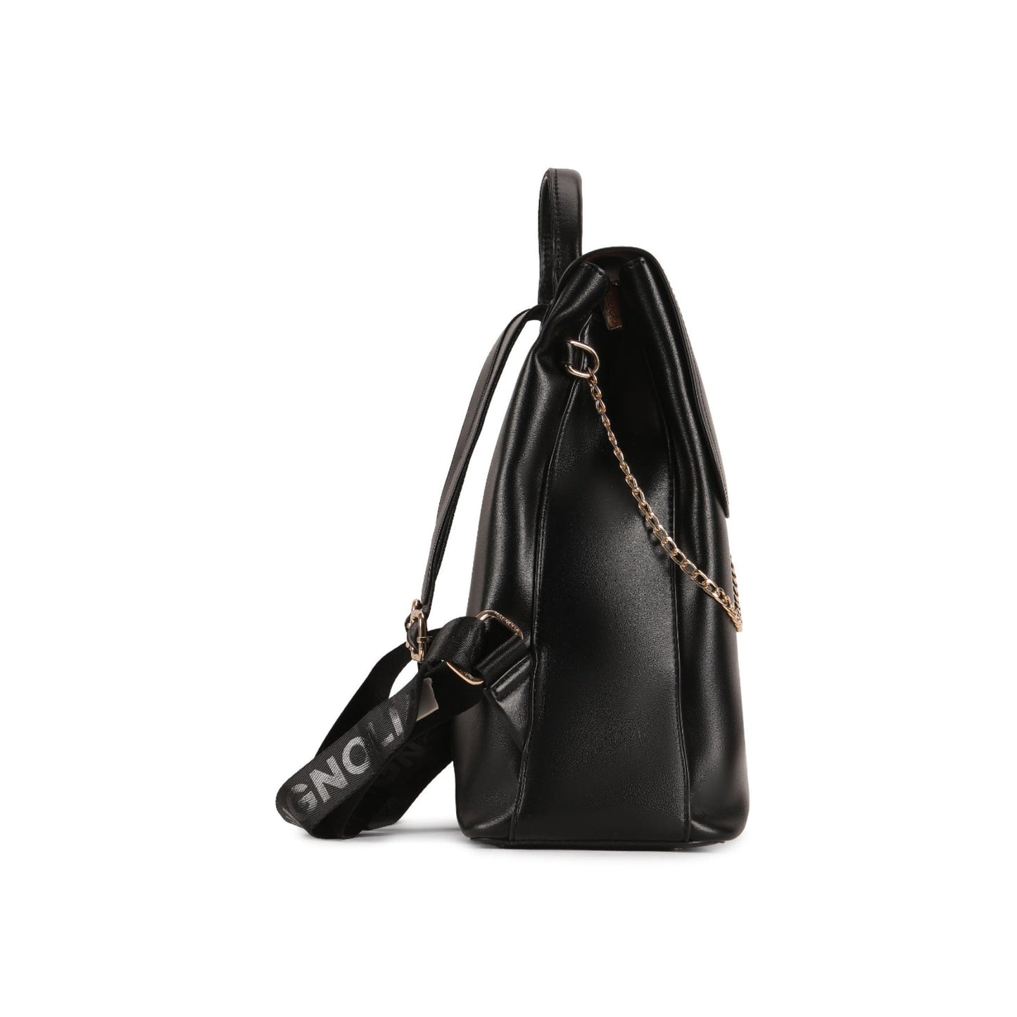 Magnolia Black PU Leather Solid One Size Women Backpack