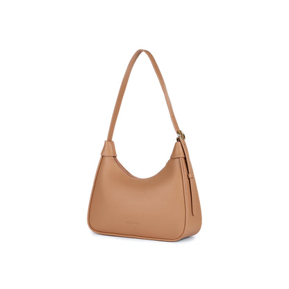 Magnolia Khaki PU Leather Printed One Size Women Shoulder Bag