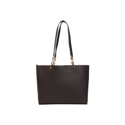 Magnolia Grey PU Leather Printed One Size Women Tote
