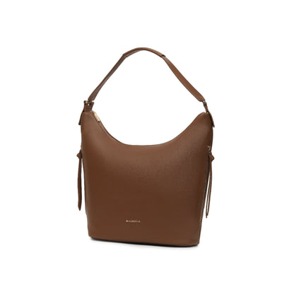 Magnolia Brown PU Leather Solid One Size Women Tote