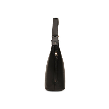 Magnolia Black PU Leather Solid One Size Women Tote