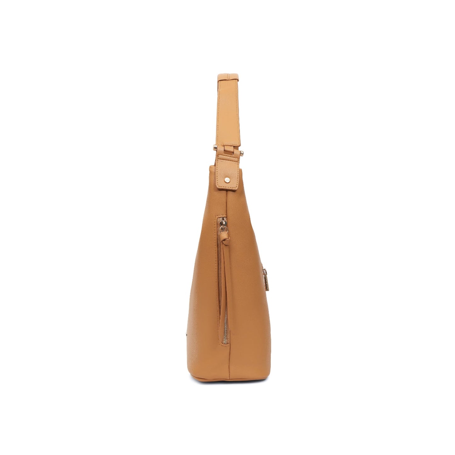 Magnolia Yellow PU Leather Solid One Size Women Tote