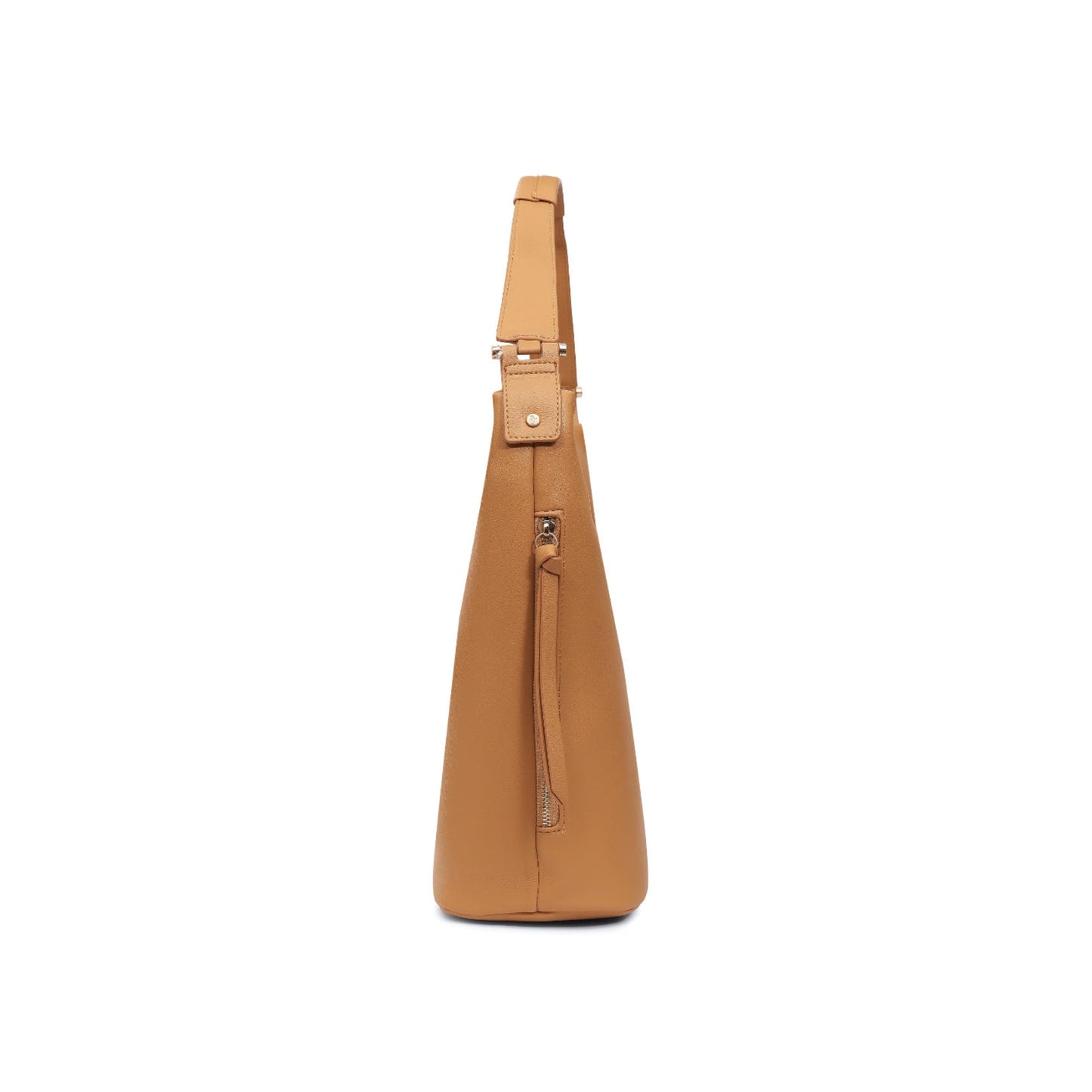 Magnolia Yellow PU Leather Solid One Size Women Tote