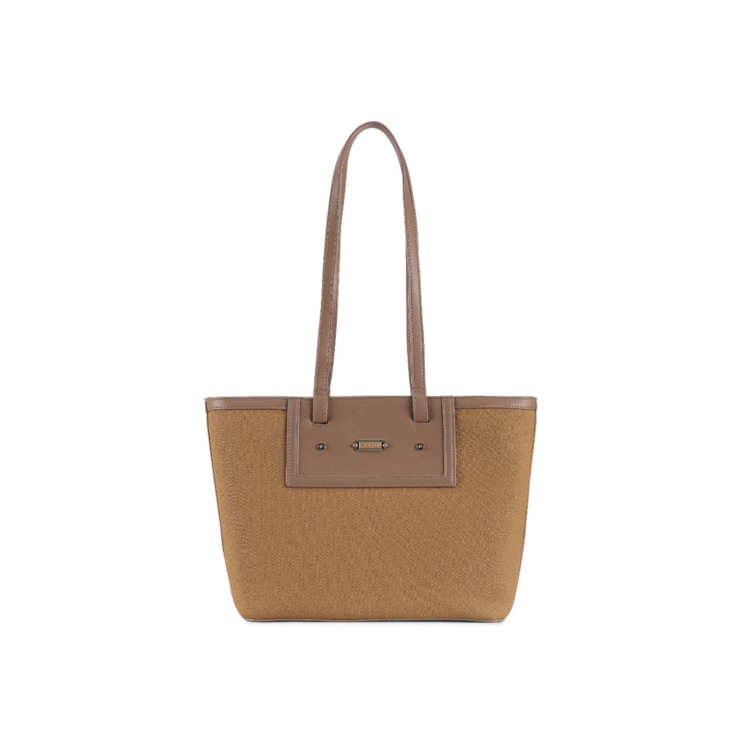 Magnolia Brown PU Leather Textured One Size Women Tote