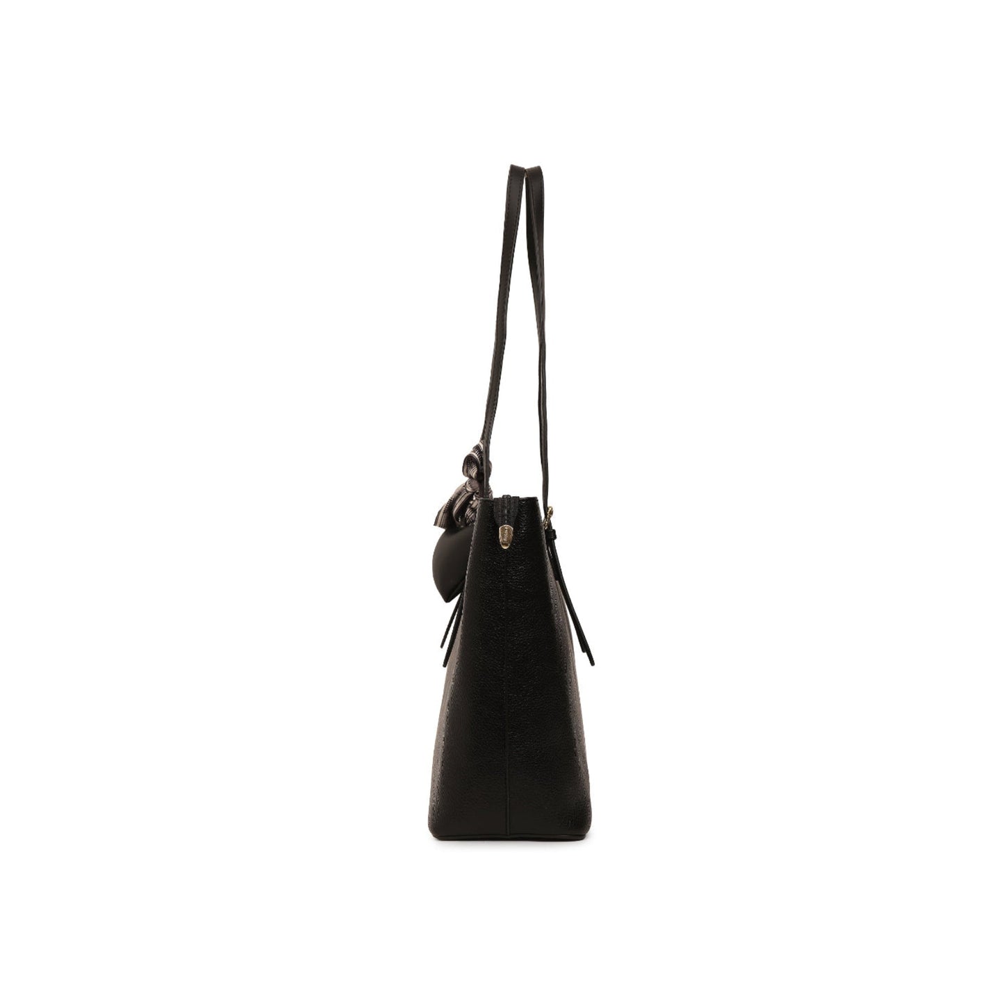 Magnolia Black PU Leather Solid One Size Women Tote