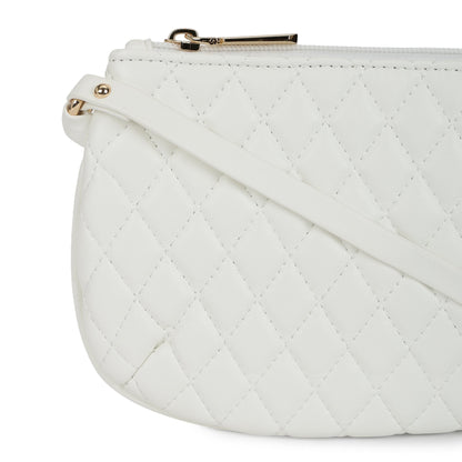 Magnolia PU Leather Women White Tote Bag