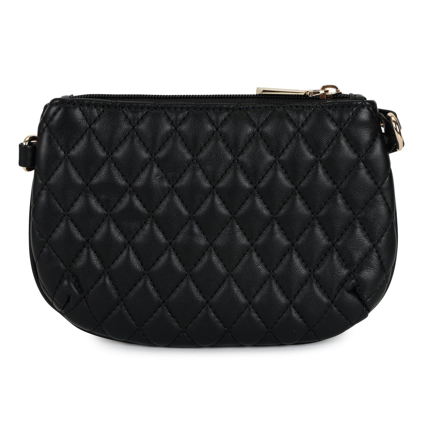 Magnolia PU Leather Women Black Tote Bag