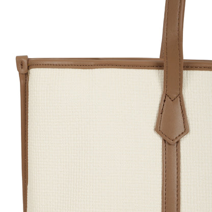 Magnolia PU Leather Women Khaki Tote Bag