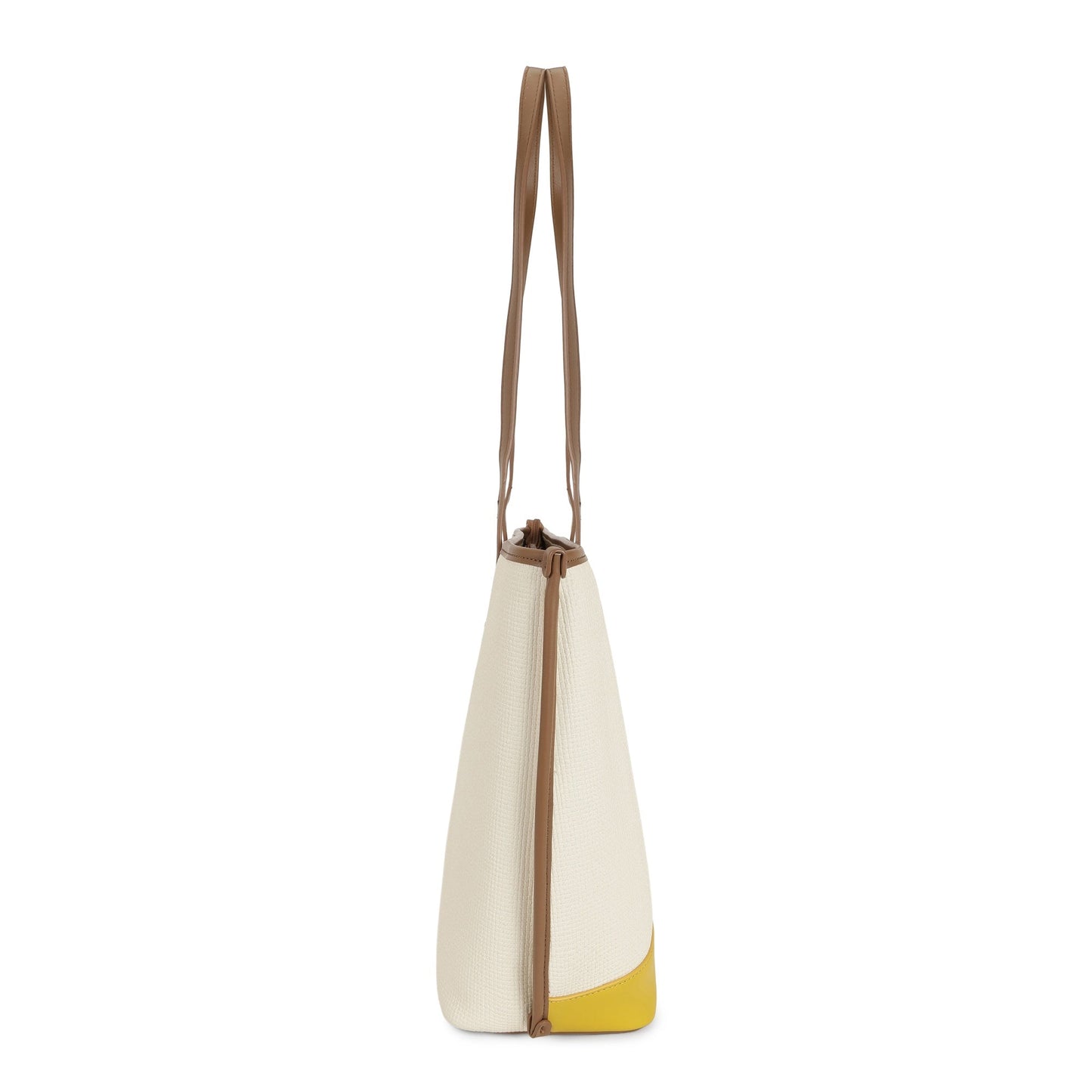 Magnolia PU Leather Women Khaki Tote Bag