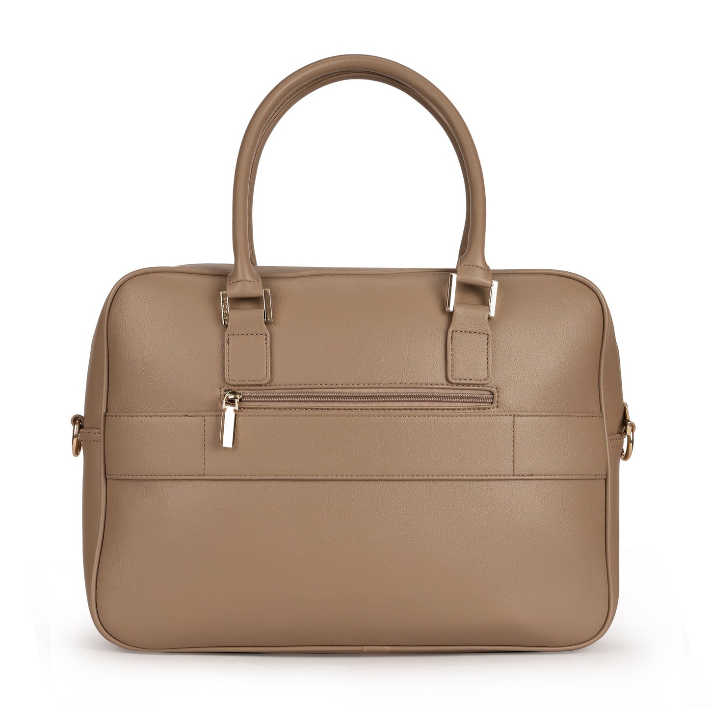 Magnolia PU Leather  Taupe Laptopbag