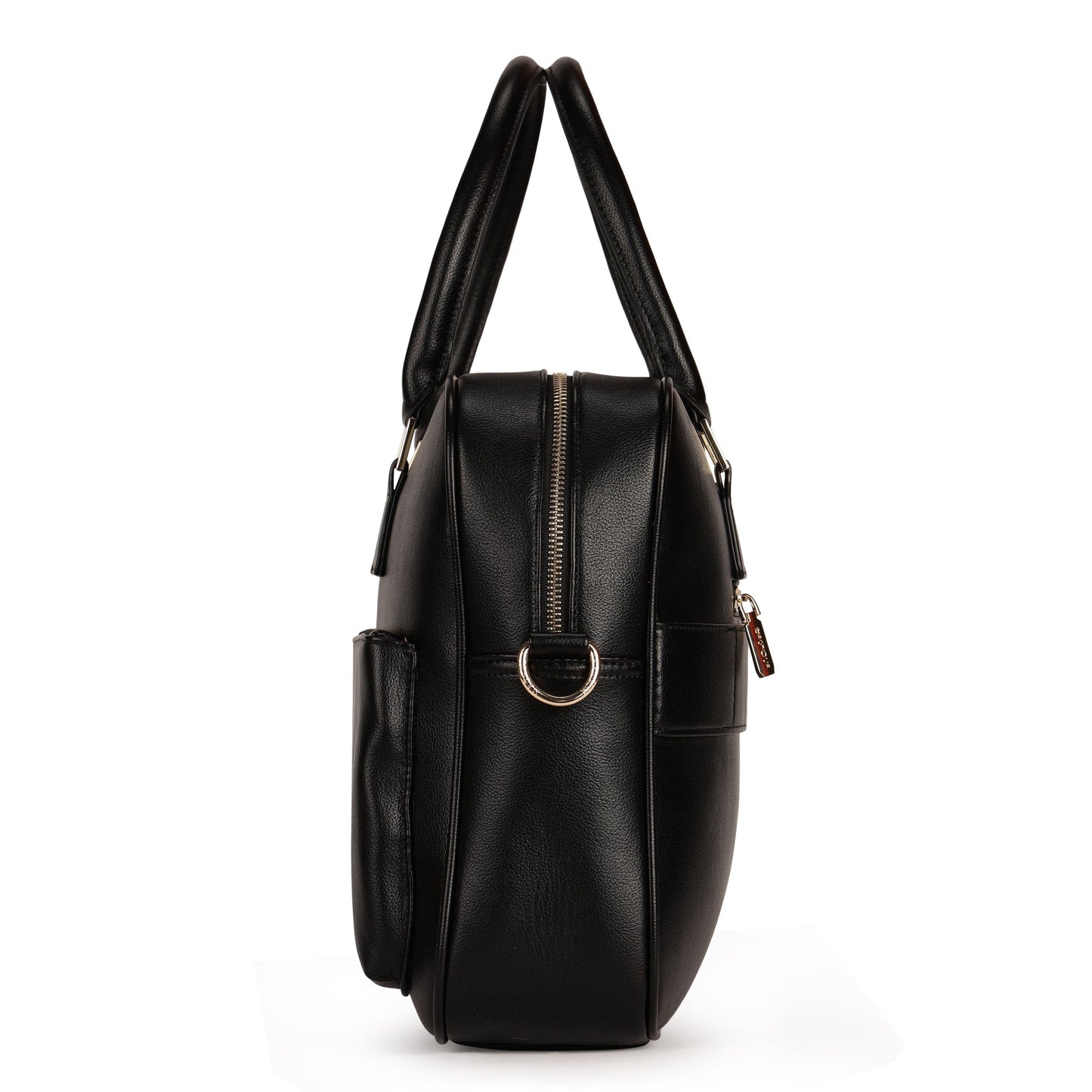 Magnolia PU Leather  Black Laptopbag