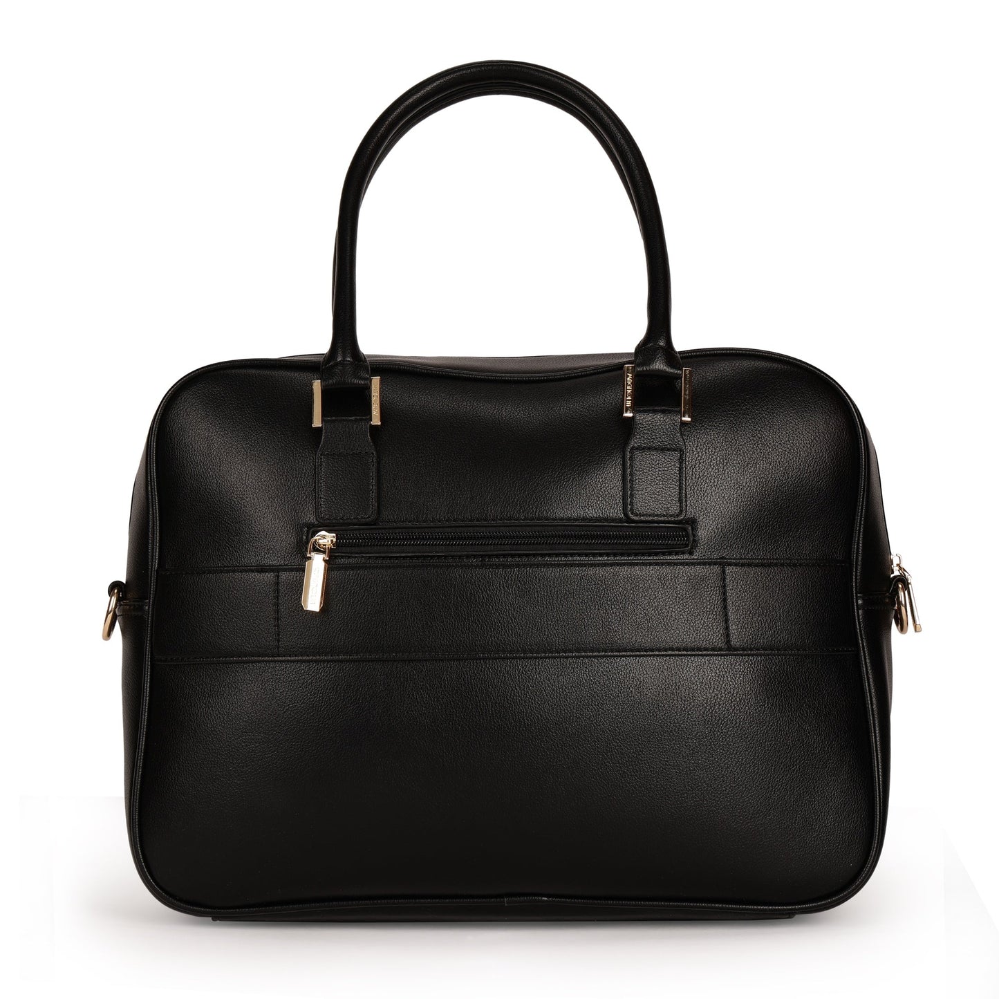 Magnolia PU Leather  Black Laptopbag