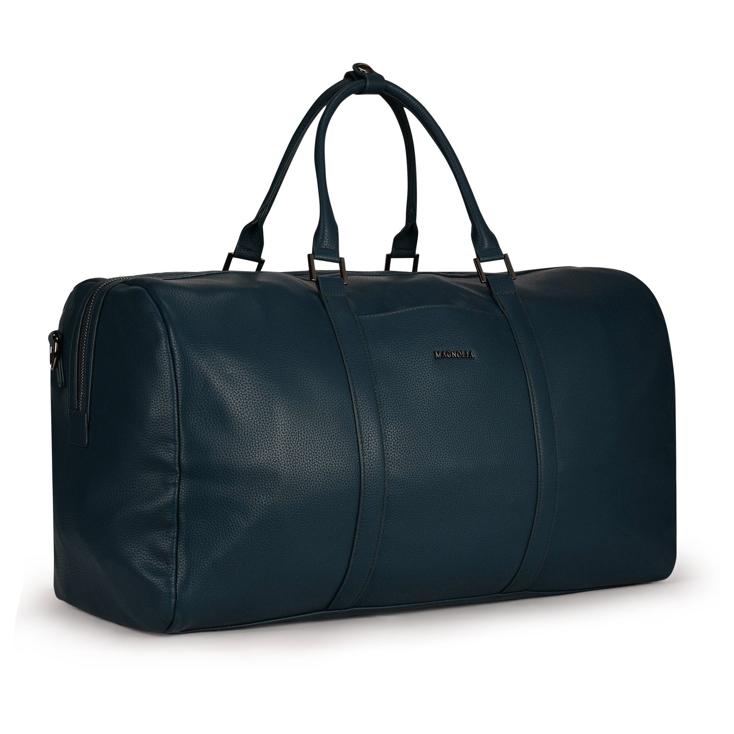 Magnolia PU Leather  Blue Duffle Bag