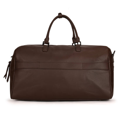 Magnolia PU Leather  Coffee Duffle Bag