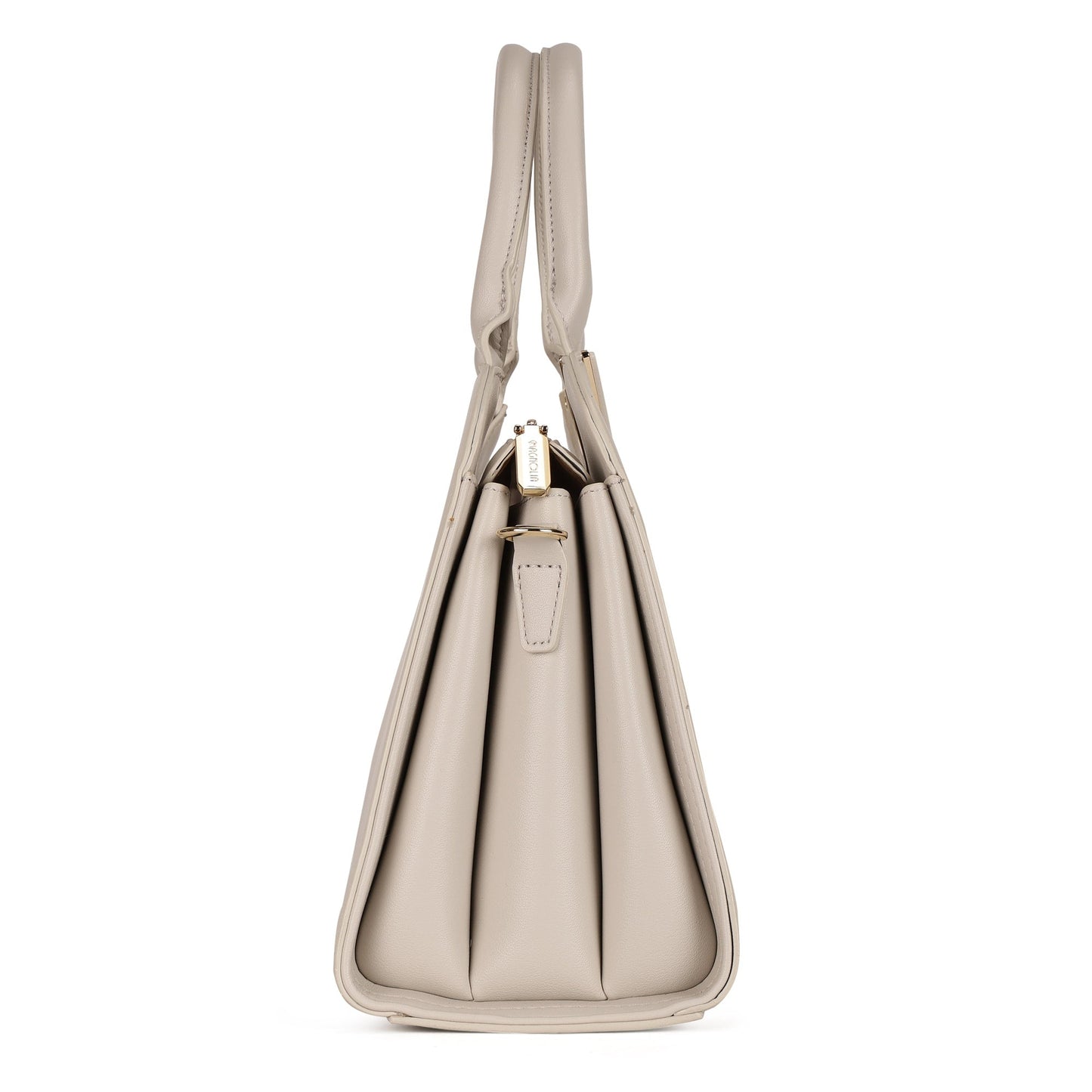 Magnolia PU Leather Women Embroidered Grey Shoulder Bag
