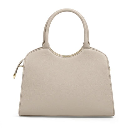 Magnolia PU Leather Women Embroidered Grey Shoulder Bag
