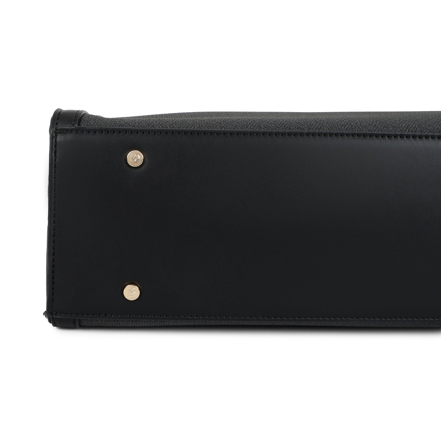 Magnolia PU Leather Women Black Shoulder Bag
