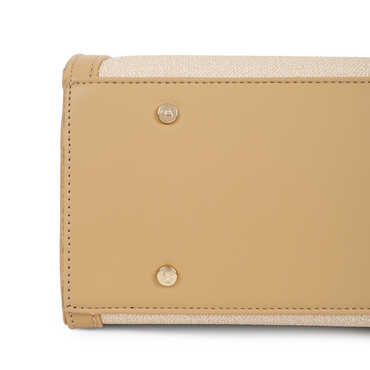 Magnolia PU Leather Women Beige Shoulder Bag