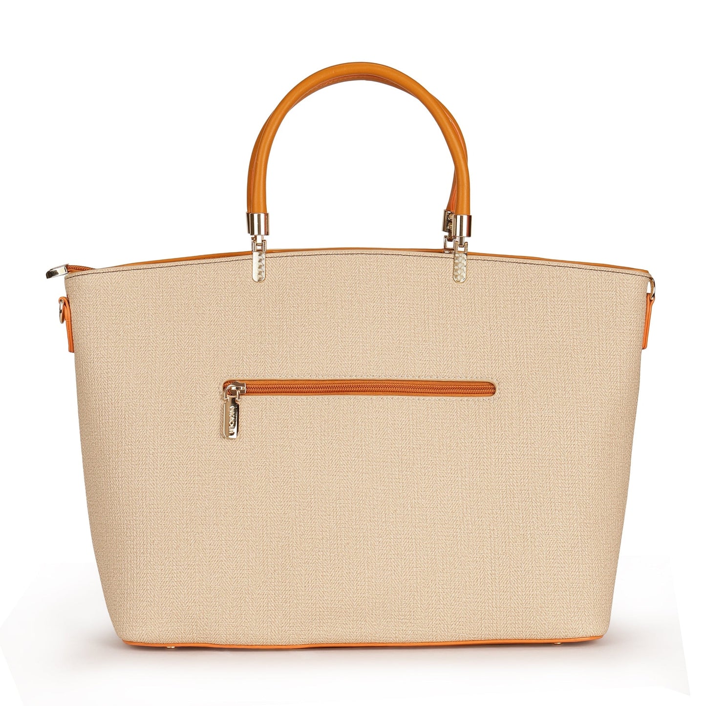 Magnolia PU Leather Women Khaki Tote Bag