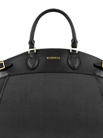 Trendy Leather Tote Bag with Detachable Shoulder Strap & Spacious Interior